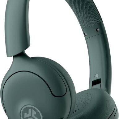JLab Go Lux ANC Wireless Headphones, Sage, Hybrid Active Noise Cancelling, Premium On-Ear Bluetooth Headset, Customizable Sound, Be Aware Mode, Cloud Foam Comfort, Multipoint Connection